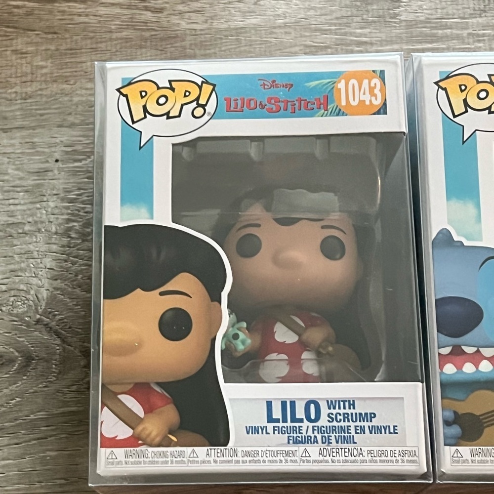 Funko Pop 1043 1044 1047 Lilo and Stitch Vinyl Figures Set in protectors - Picture 2 of 4